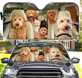 Buy Goldendoodle Car Sunshade & Car Decoration